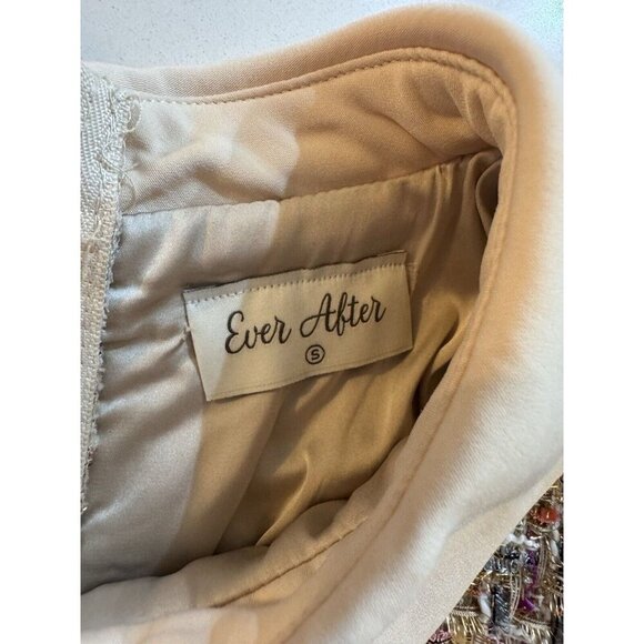 Ever After Tweed Dress Women’s Small Removable Brooch Old Money Preppy - Picture 8 of 16